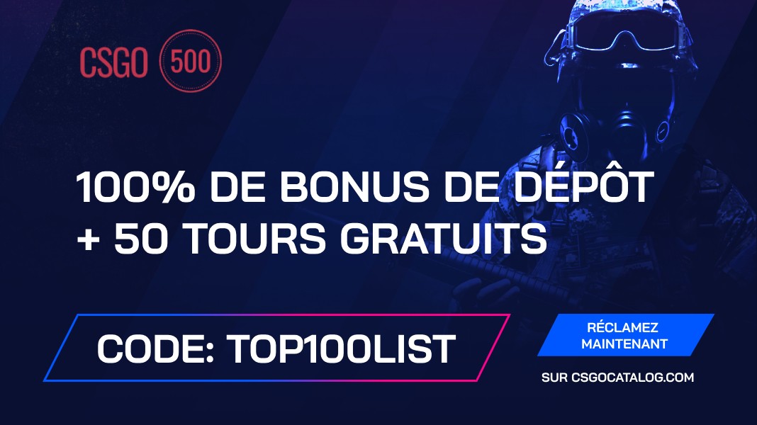 csgo500 code promo