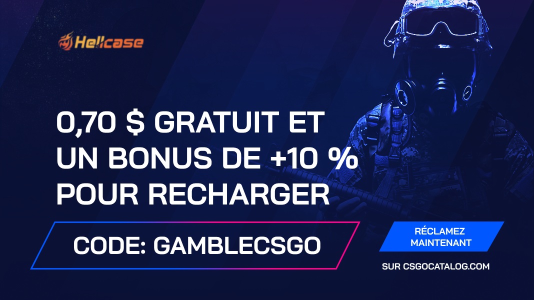 Codes promotionnels Hellcase avec examen complet dans Mai 2026