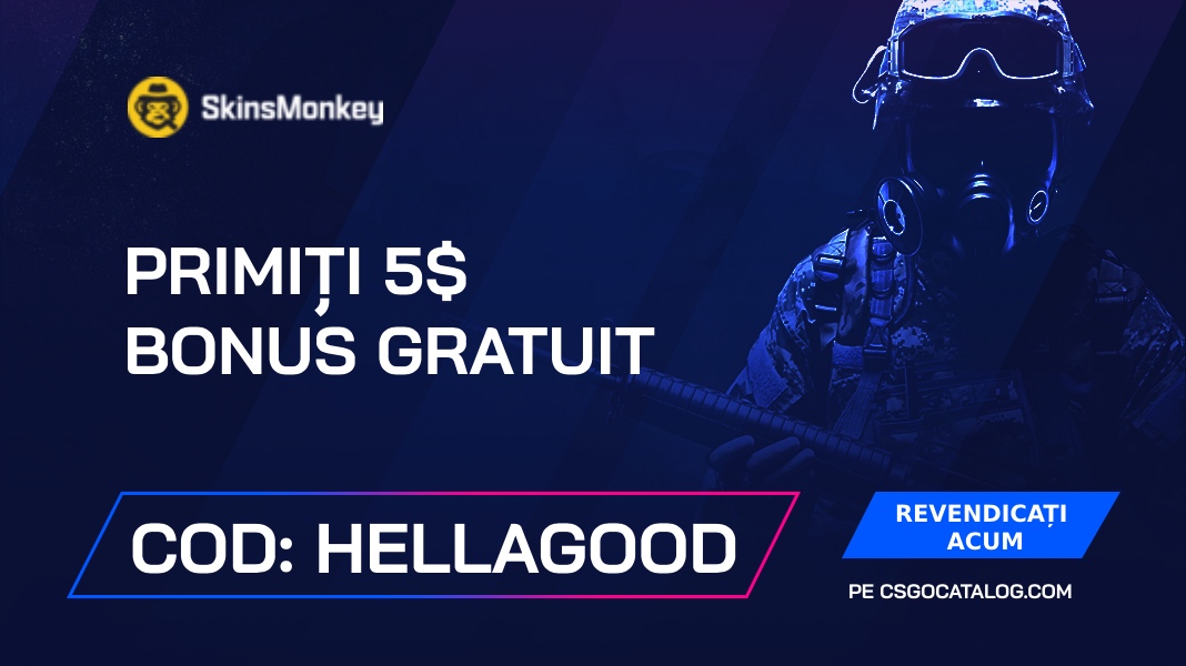Codurile promoționale SkinsMonkey cu recenzie completă în Septembrie 2026