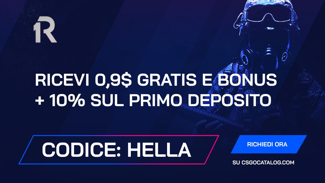 codice promozionale r1-skins