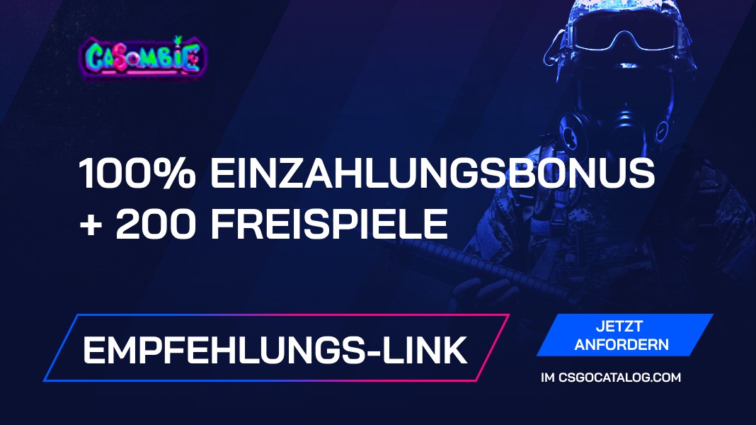 Casombie Casino Bonus 2026: Empfehlungslink verwenden und 100% Einzahlungsbonus + 200 Freispiele erhalten