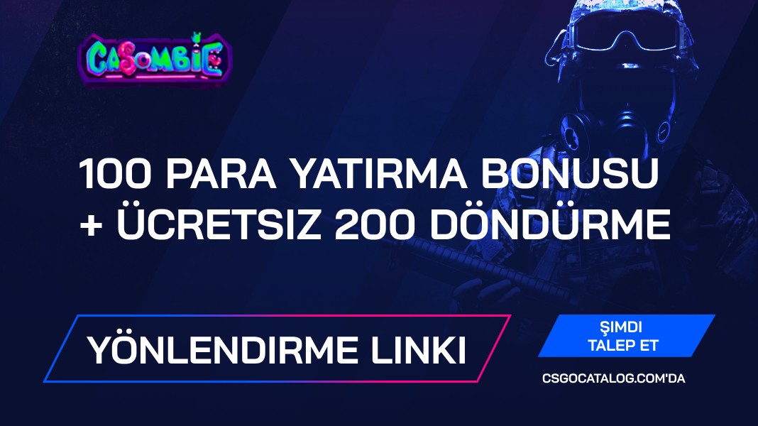 Casombie Casino Bonusu 2026: Yönlendirme Bağlantısını Kullanın ve %100 Para Yatırma Bonusu + 200 Ücretsiz Döndürme Kazanın