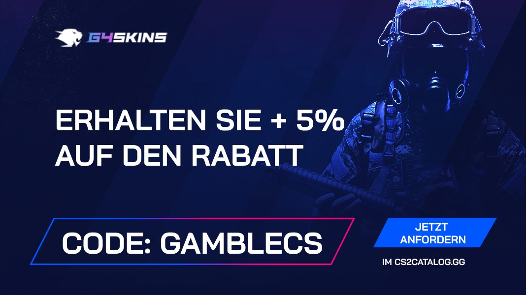 G4Skins Promo Code 2026: Verwenden Sie „gamblecs“ und erhalten + 5% auf detosit