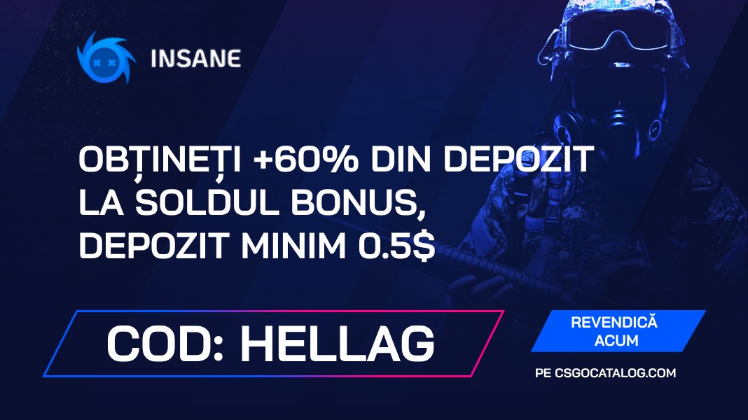 Insane.GG Promo Code Review în 2026: Folosiți „Hellag” și obțineți +60% bonus la depunere