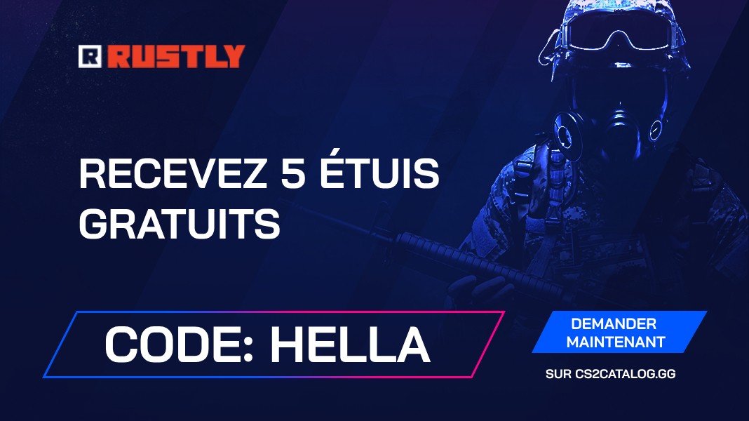 Code promo Rustly 2026: Utilisez « Hella » et obtenez 5 caisses gratuites