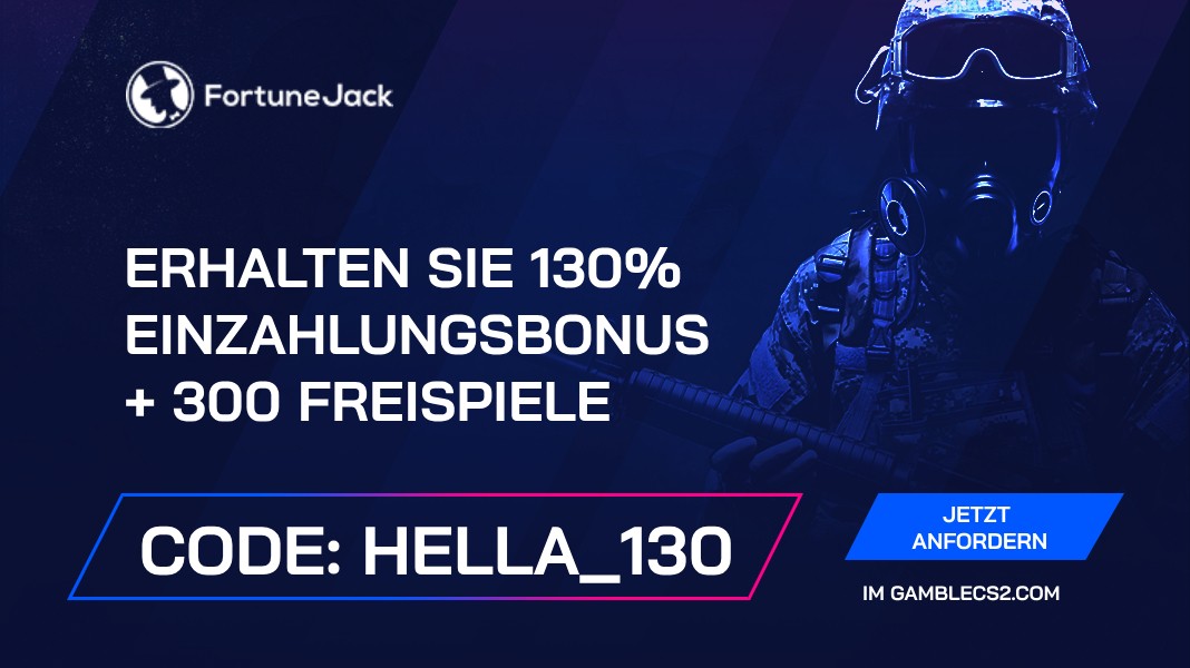 FortuneJack Promo Code 2026: Verwenden Sie “Hella_130” und erhalten Sie 130% Einzahlungsbonus + 300 Freispiele
