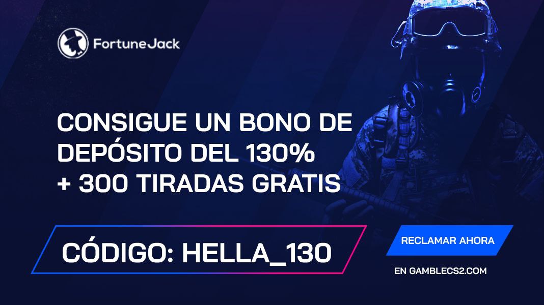 FortuneJack Código Promocional 2026: Usa “Hella_130” y consigue un bono de depósito del 130% + 300 tiradas gratis