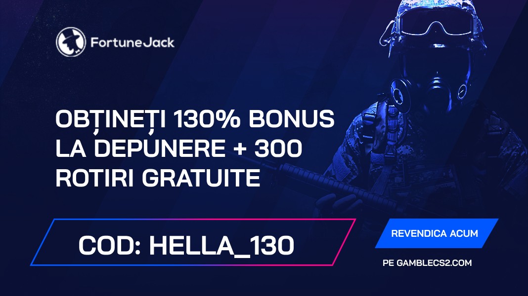 FortuneJack Cod promoțional 2026: Utilizați “Hella_130” și obțineți 130% bonus la depunere + 300 rotiri gratuite