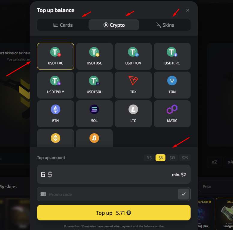 Choose your Payment Method