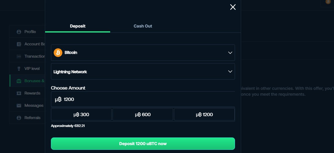 BetPanda Deposit